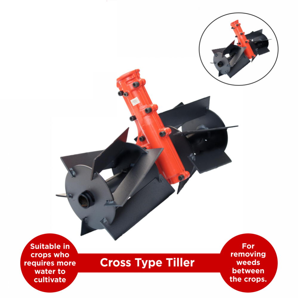 Balwaan Tiller Attachment 28mm Cross Type (14 Inch) - Heavy