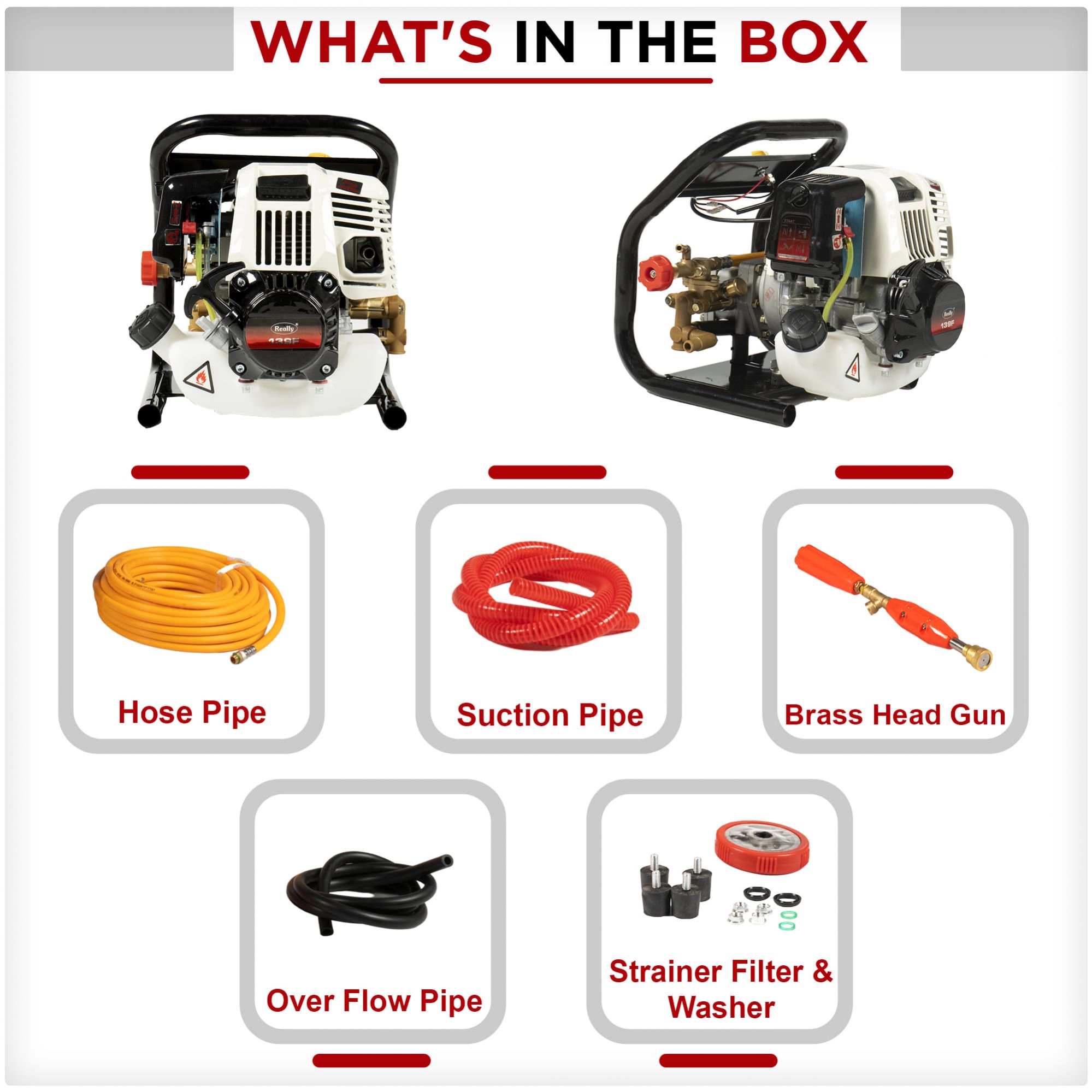 Really Agricultural Portable Power Sprayer (RAPL-POPS-139G)