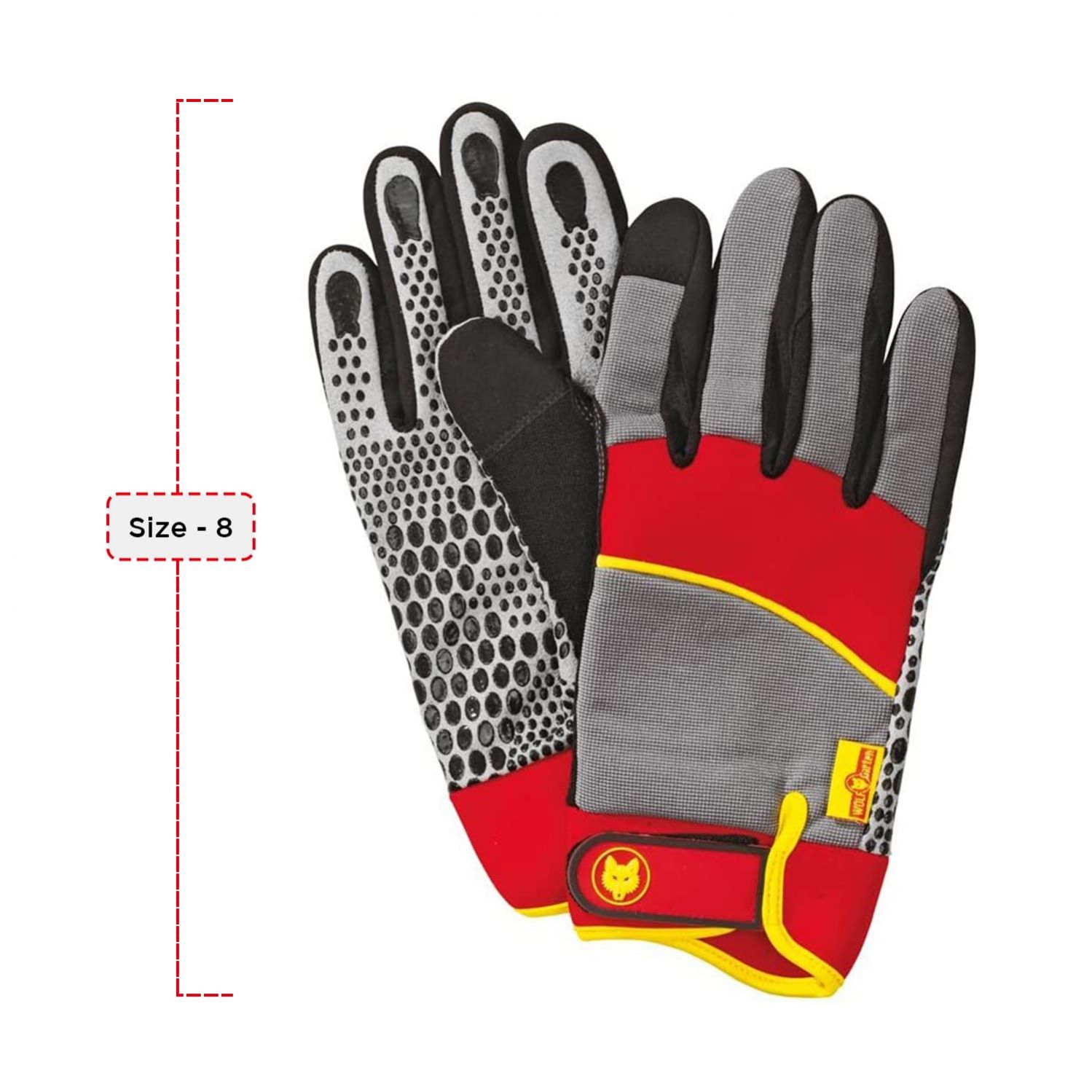 Wolf Garten Power Tool Gloves Size 8(GH-M 8)
