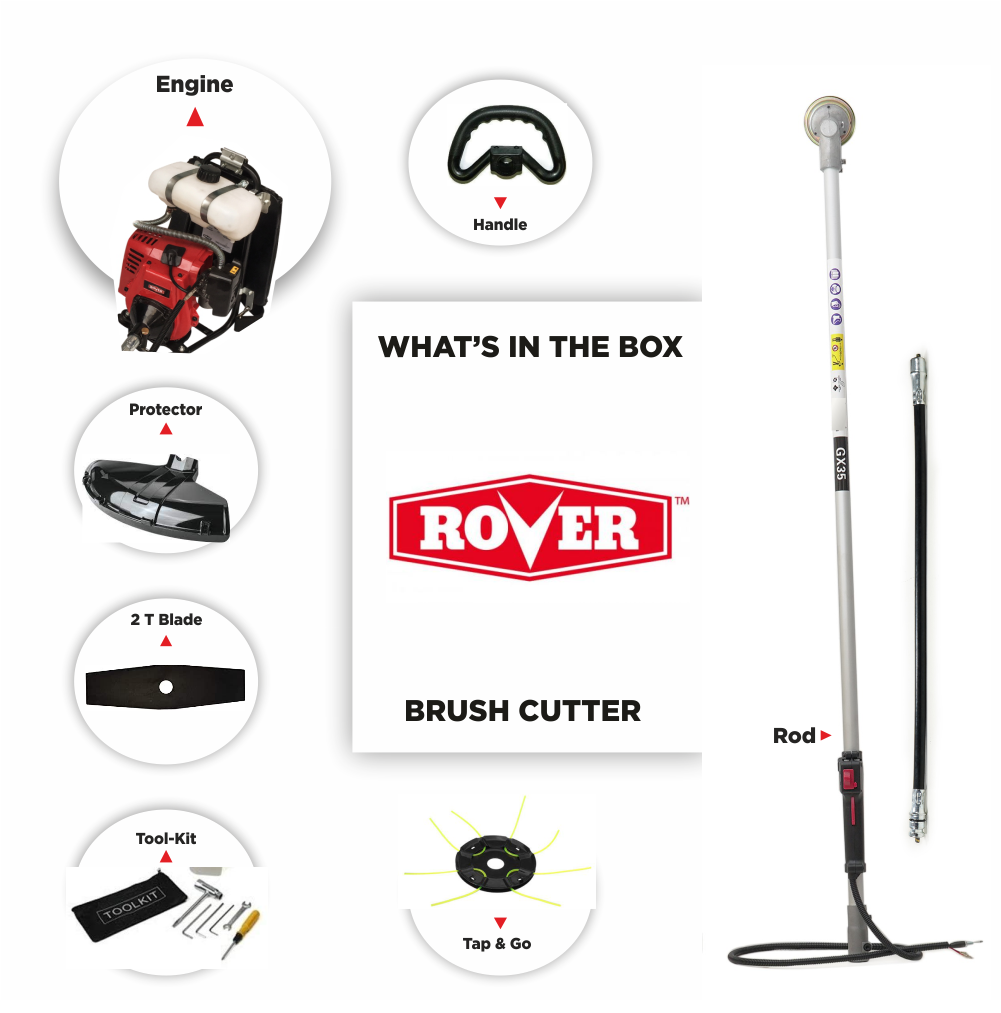 Rover 2 Stroke Backpack Brush Cutter (SL630)