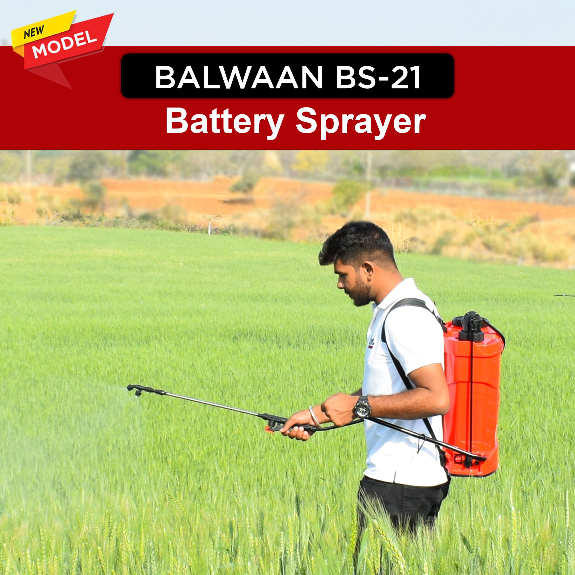 Balwaan BS-21 2in1 Single Motor Battery Sprayer| 12x8