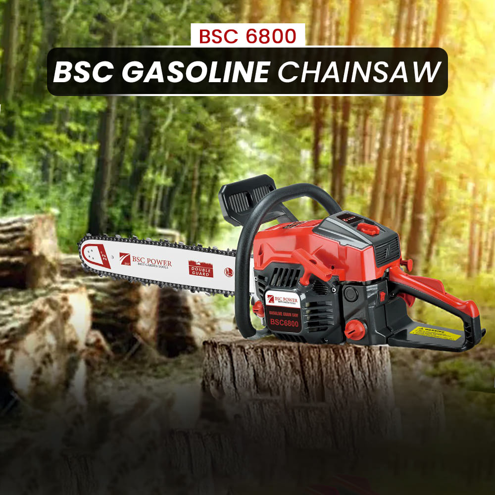 BSC Power 68cc Chainsaw with 22 Inch Guidebar | BSC 6800