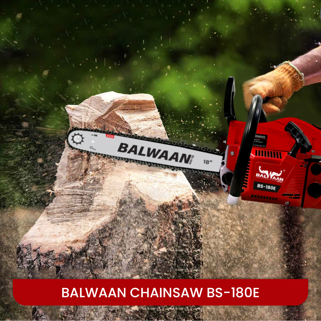Balwaan BS-180E Eco 58cc 18 Inches Chainsaw