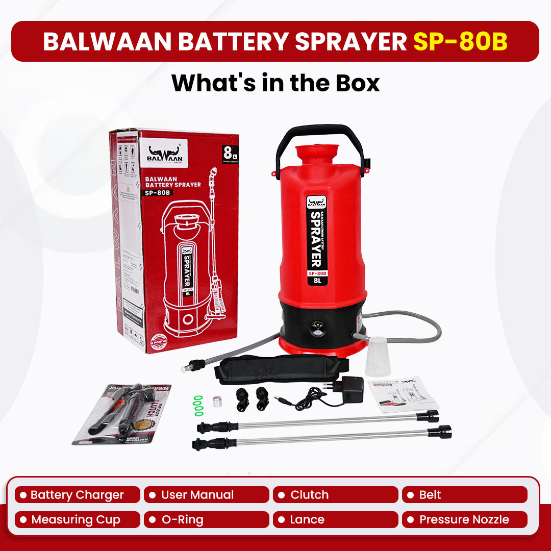 Balwaan SP-80B Li-ion Battery Sprayer (8 Liters)