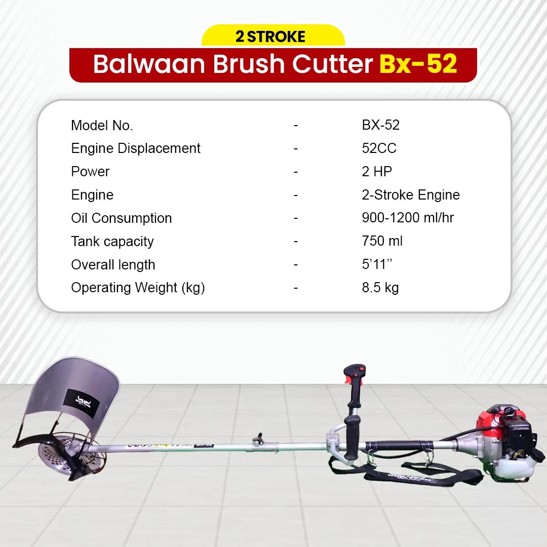 technical-specifications-of-Balwaan-brush-cutter-bx-52