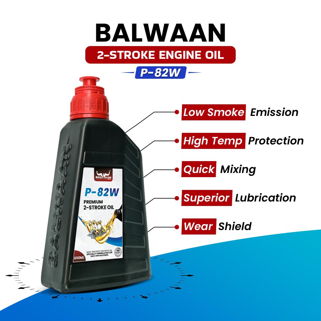 Balwaan Engine Oil 650ml (P-82W) | Low-Smoke Emission & Premium ...