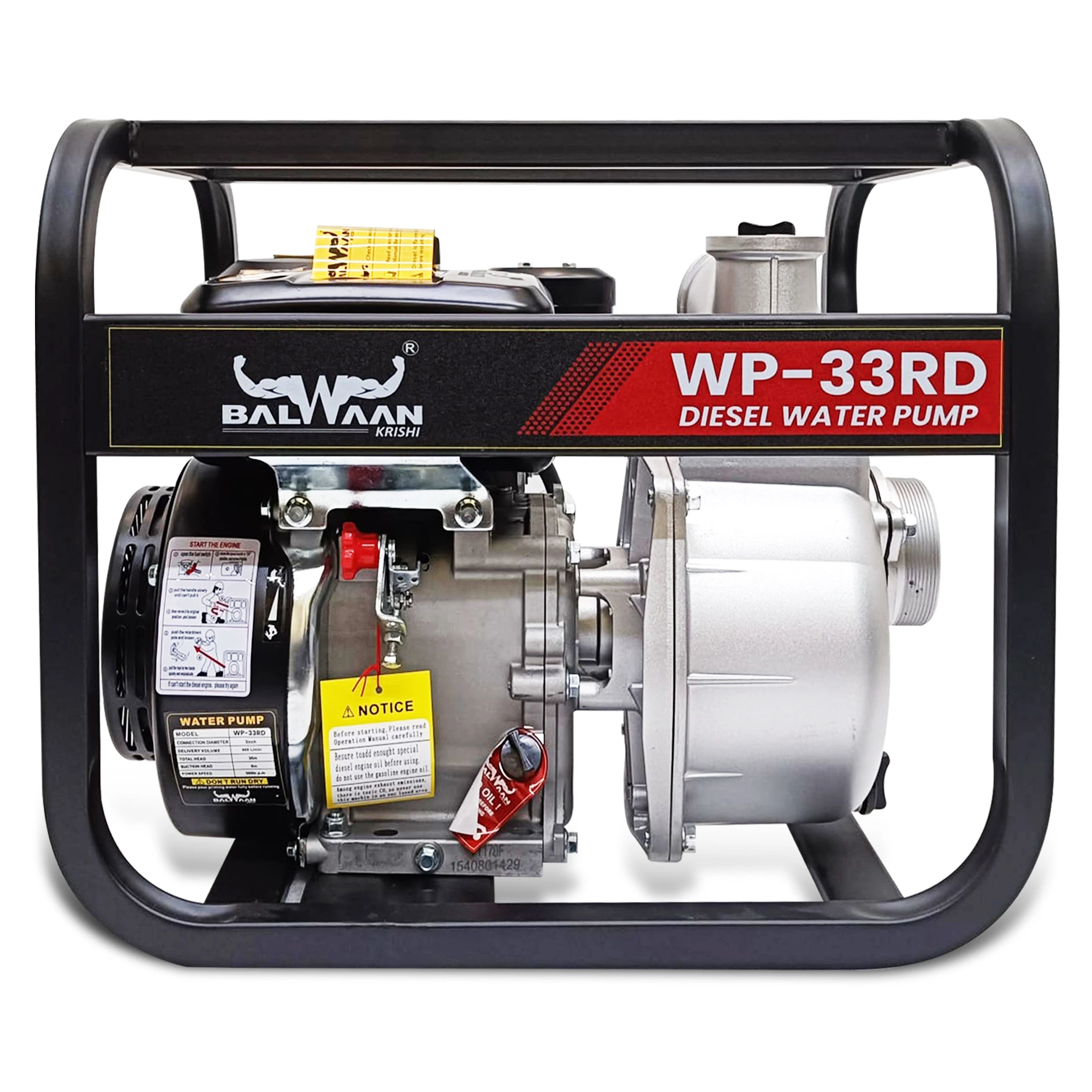 Balwaan WP-33RD 7HP Diesel Water Pump