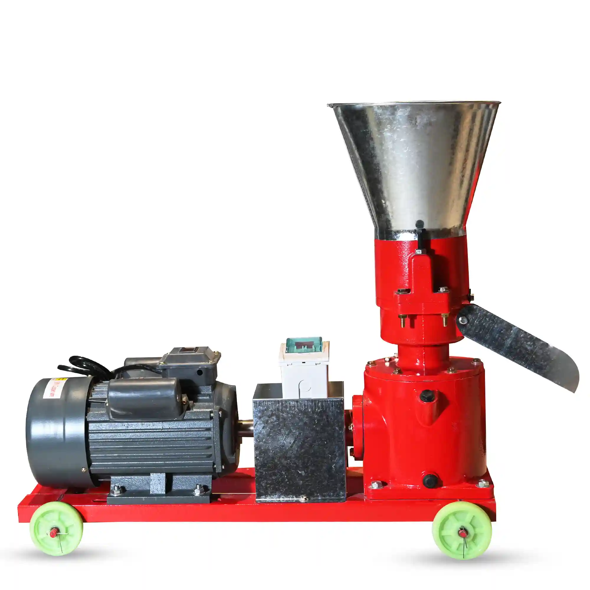 Balwaan FP-180 Feed Pellet Machine | 5HP Copper Motor | 4 Roller Pellet Maker | 3-8mm Animal Feed Pellets | Poultry, Fish, Pig & Cattle Feed Pellet Machine